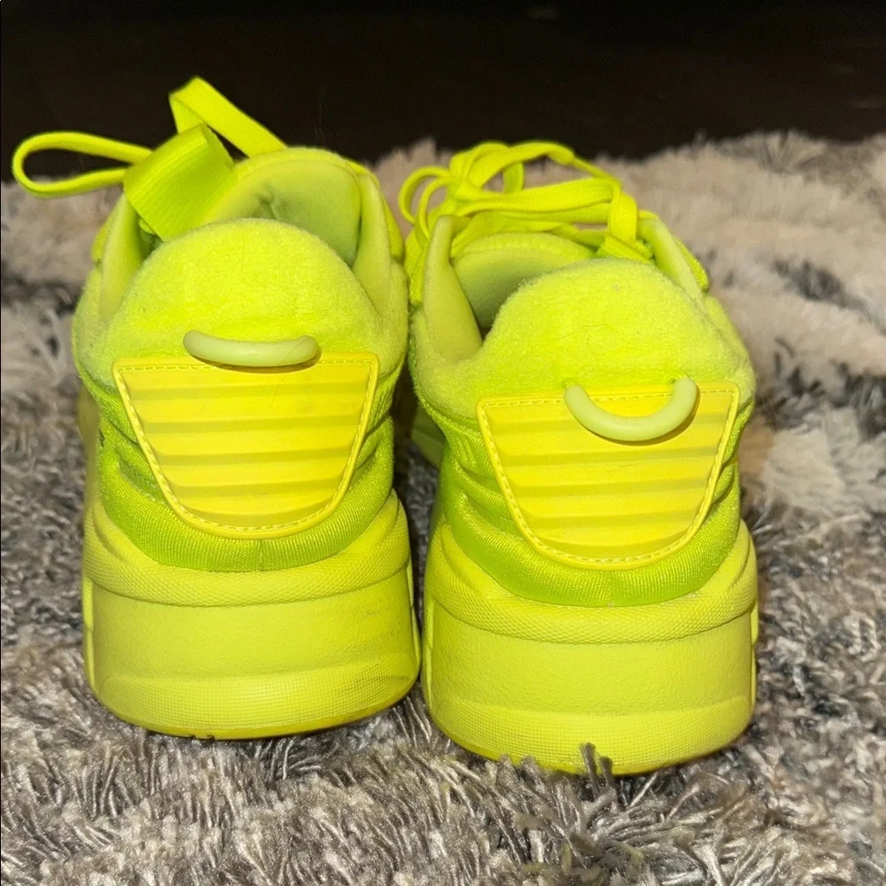 Puma Neon Yellow Athletic Sneakers - Picture 4 of 5